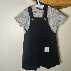5 For $30 Stylish Kids Black Overalls by Up Baby​